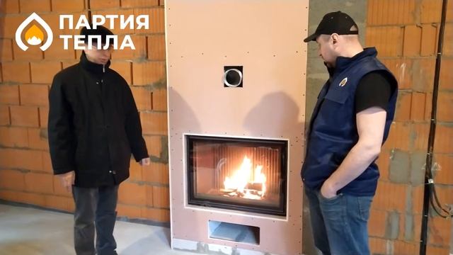 Отзыв клиента о монтаже камина ASTOV компанией Партия Тепла. смотреть онлайн