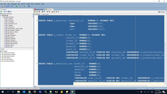 How to Create Table in Oracle - Table Creation in PLSQL