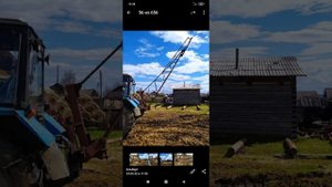 Самодельный кран-стрела на МТЗ-82.1/Homemade boom crane at MTZ 82.1