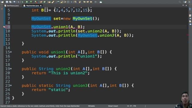 Sets Operations in Java From Scratch смотреть онлайн
