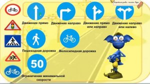Дорожные знаки для детей. Часть 1. Онлайн - курс : "Безопасные дороги для детей"