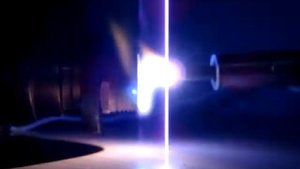 Вращение электрической дуги в магнитном поле-2.