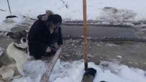 Рыбалка на р.Вычегде / Установка фитилей