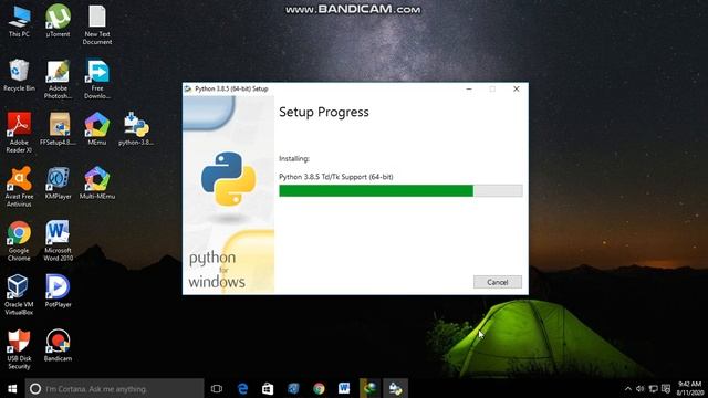 How to install Python and add Path to Environment Variables in Windows 10|| 64 bit||