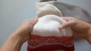 4. Шапка бини двойная бесшовная, двусторонняя круговым вязанием на двухфонтурной