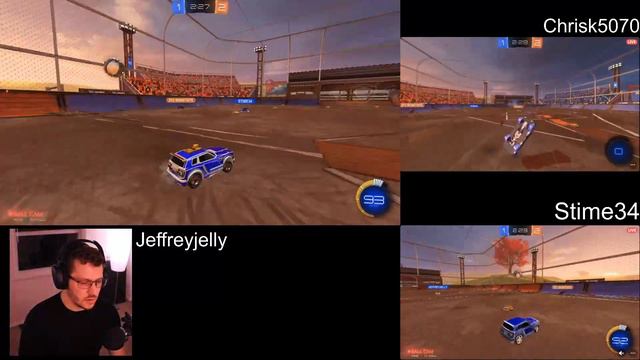 Rocket League 3v3 with my discord crew (all viewpoints captured) смотреть онлайн