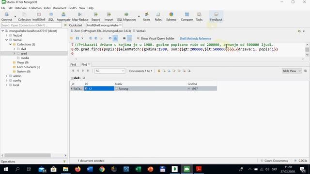 Vezba 3_4: operator elemMatch regex