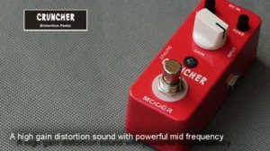Mooer Cruncher Distortion Micro Pedal