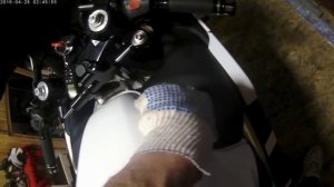 Убираем зазоры на пластике honda cbr600 f4