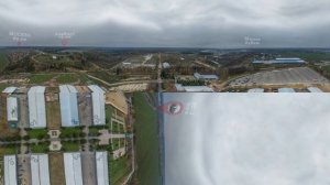 БронеТанковый музей в Кубинке (с высоты птичьего полета)
