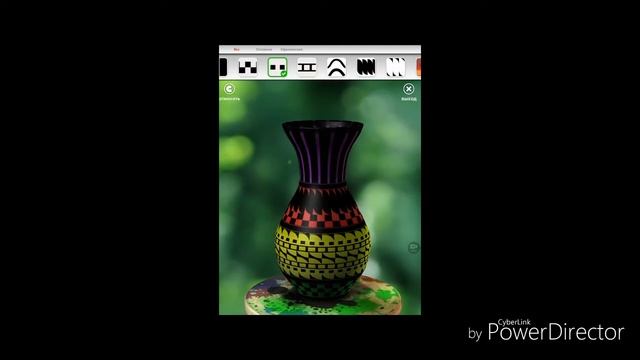 Как сделать вазу начинающим в один цвет и в один шаблон в игре Pottery 2
