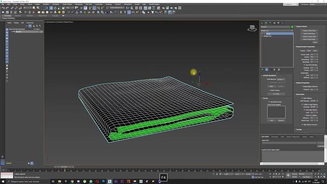 Полотенце. Симуляция ткани MCloth. смотреть онлайн
