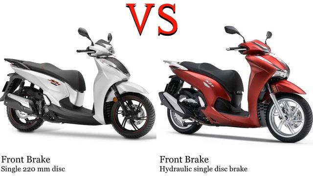 Honda SH 300 vs Honda SH 350i Test specification comparison смотреть онлайн