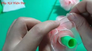 How to make rose from nylon stocking