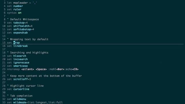 Vim#02. Конфигурация и тектовые объекты смотреть онлайн