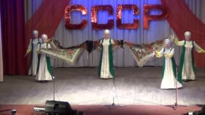 47  Танцевальная группа   Танец с платками Сарыбалык