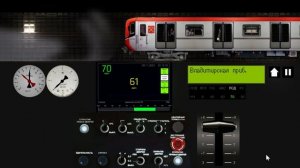 metro Simulator 2D Санкт - Петербург Поезд 81-725/726/727 балтиец