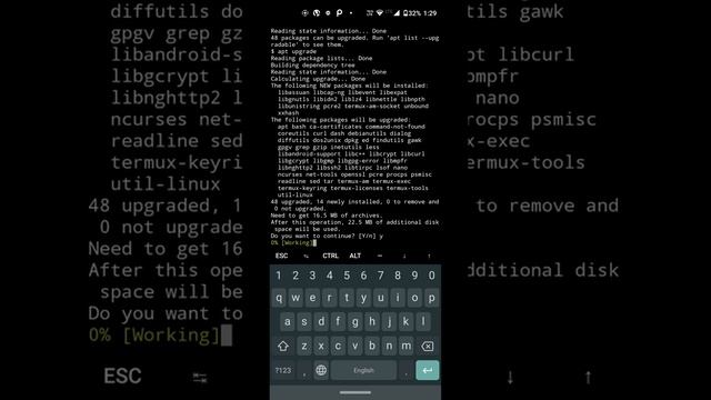 Termux repository is under maintenance or down/update and upgrade error problem fixed. смотреть онлайн