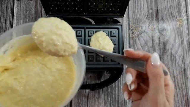 Завтрак в Электровафельнице - Несладкие и Очень Вкусные Картофельные Вафли.