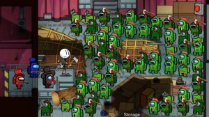 The Henry Stickman Play Among us Airship Zombies | AMONG US ZOMBIE ANIMATION
