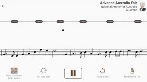 Advance Australia Fair | National Anthem of Australia【 Violin Sheet Music 】