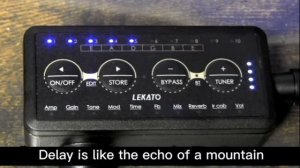LEKATO Guitar Headphone Amp - Operating Instructions in Edit Mode
