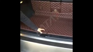 Самый лучший коврик из эко-кожи в багажник автомобиля на LEXUS