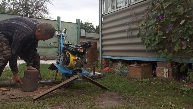 Дровокол из мотоблока Нева МБ2 смотреть онлайн