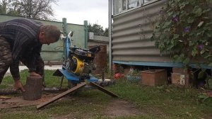 Дровокол из мотоблока Нева МБ2