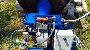 Горелка на отработке установка автоматики