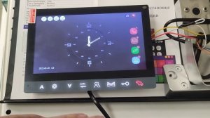 Wi-Fi tuya видеодомофон 7" сенсорные кнопки. Запись видео. Управление и разговор через интернет.