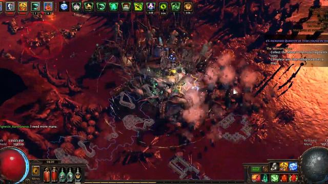 Path of Exile 3.8 - Necro zombie vs Shaper lvl 89 - tabula смотреть онлайн