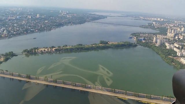 На вертолёте над Воронежем. смотреть онлайн