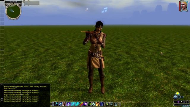 Floating musical notes visual effect for NWN2