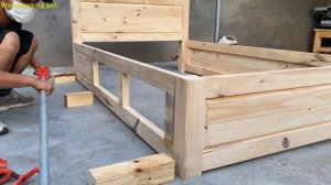 Creative Design – How To Build A  Storage Bed with Drawers