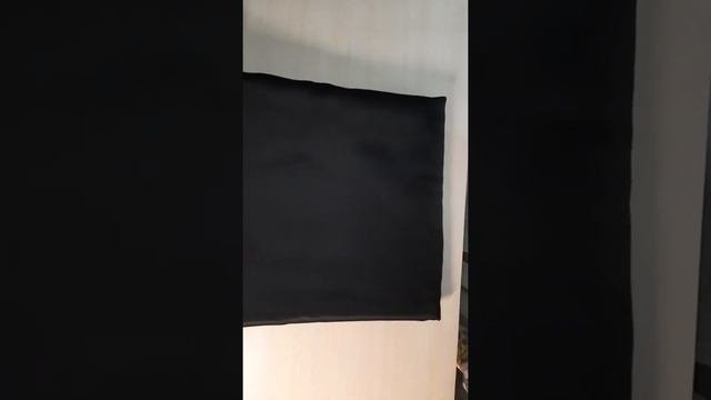 Шторы. Ткань блекаут черный.