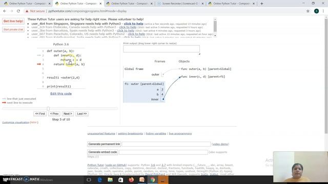 Python : Nested functions смотреть онлайн
