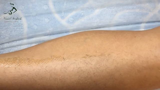 Шугаринг ног полностью. "Итальянская глазурь". Смешивание паст. смотреть онлайн