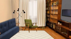 Современный интерьер с советской мебелью - Онлайн переделка