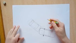 Как нарисовать ДТП! Ребенок рисует аварию. Как нарисовать машину! Веня рисует. Just Mom