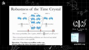 QIQT23 | Dr. Sayan Choudhury - Non-equilibrium Dynamics of Quantum Matter