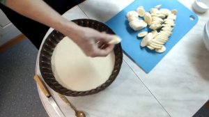 Пирог заливной с бананами. Быстро,вкусно, выгодно.