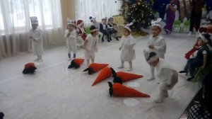 Танец Зайчат. 12.2019 г. Сәулетай.