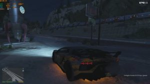 GTA V Lamborghini Aventador SVJ звук двигателя Lamborghini