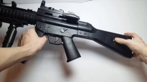 Автомат на пульках М-16 с прицелом, лазером, фонариком.