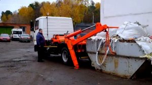 Вывоз мусора контейнер 8 м3 Москва дешево цао