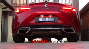 EXHAUST: Lexus LC500 - Eco vs Normal vs Sport Mode