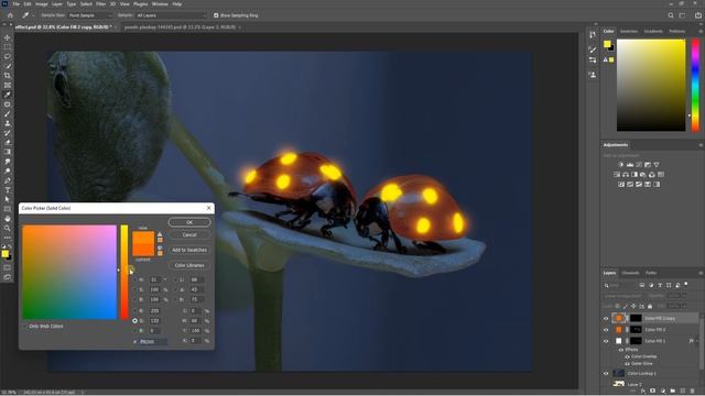 How to make realistic glow effect in photoshop | Easy step by step photoshop tutorial