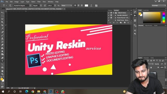 Fiverr thumbnail editing Tutorial For Beginners in Photoshop CC 2022
