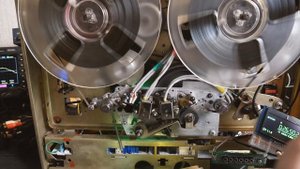 Магнитофон Сатурн 202. Тестирую поиск по паузам и настройку записи.